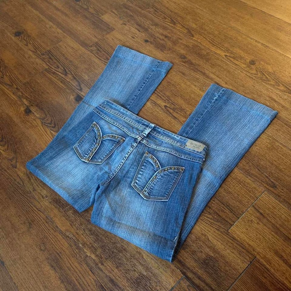 BONGO Y2K Mcbling Jeans with Embellished back Pockets